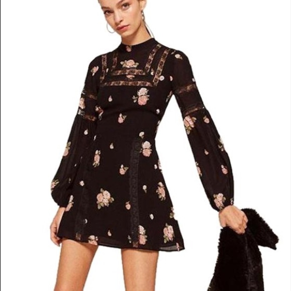 Reformation Sachi Long Sleeve Dress